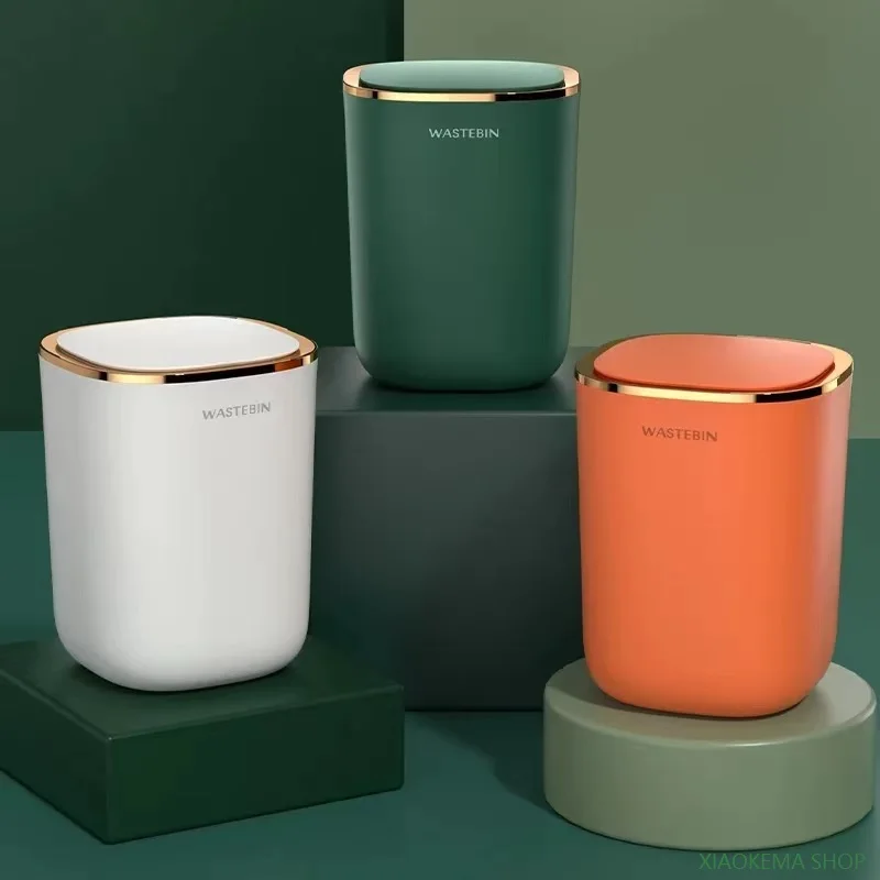 

Bucket Sensor Kitchen Smart Toilet Wastebasket Home Can Bathroom Bin Smart Luxury Automatic Can Trash Garbage For Trash