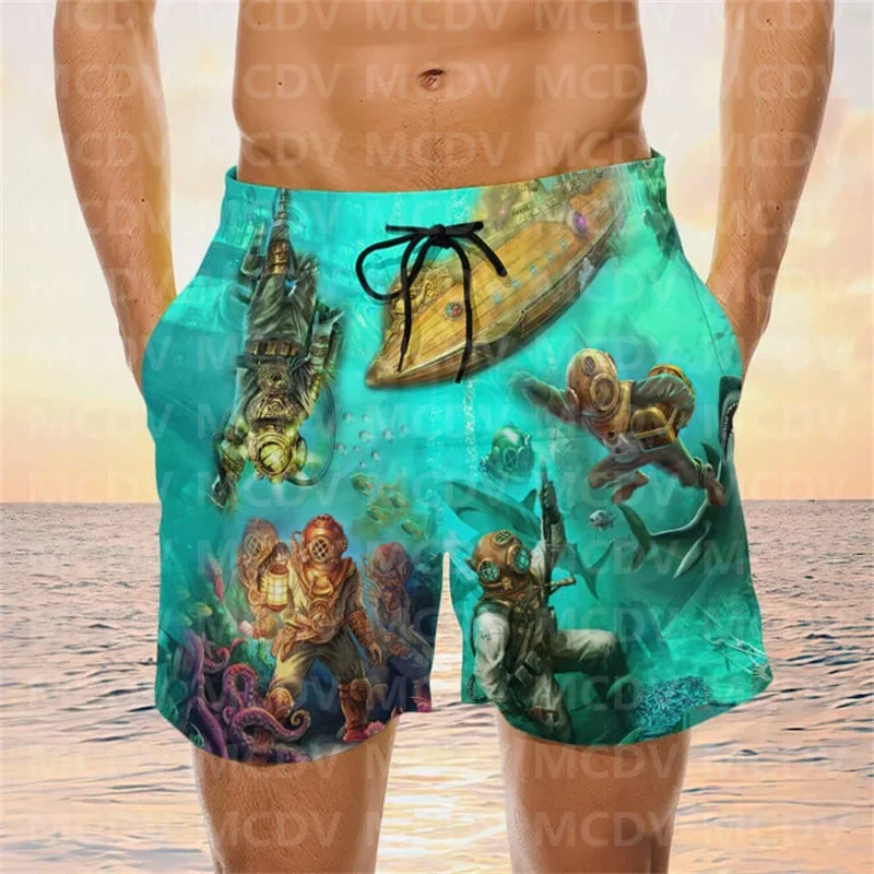 Морские акваланговые шорты мужские плавки для дайвинга