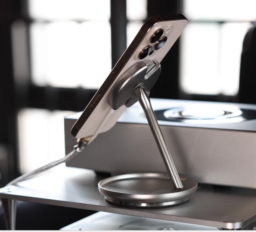 DDHiFi HS110 MagSafe Edition Аудиофильная подставка для настольного телефона с колесной