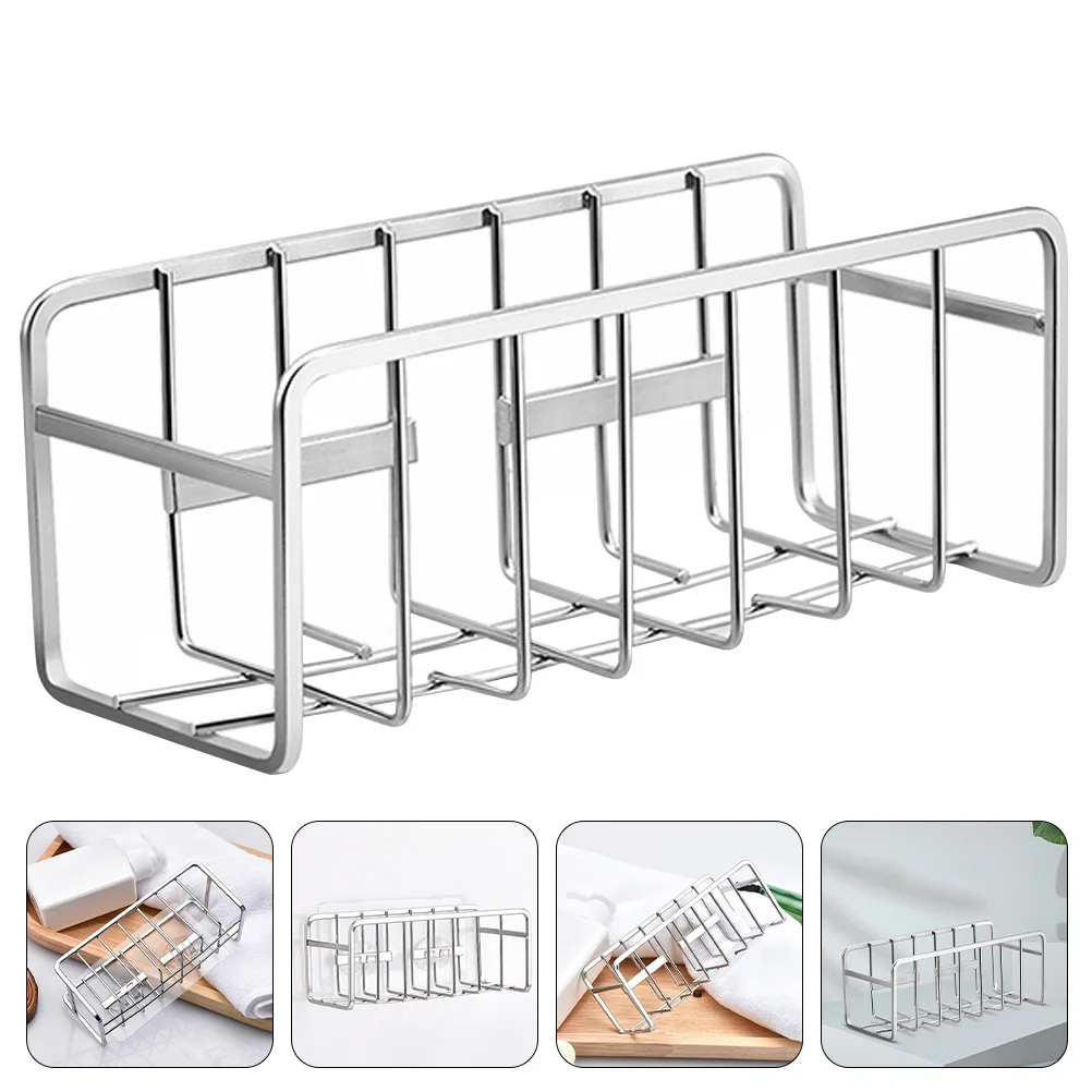 

Sink Organizers Steel Kitchen Sink Rustproof 304 Stainless Steel Sink Sponge Holder for Restaurant Sink Kitchen