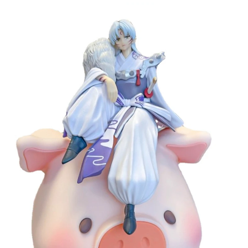 

Аниме экшн-фигурка Sesshomaru аниме Кубок Inuyasha фигурка лапши Сидя Фигурка сесшомару 12 см ПВХ Модель Кукла игрушки Фигурки