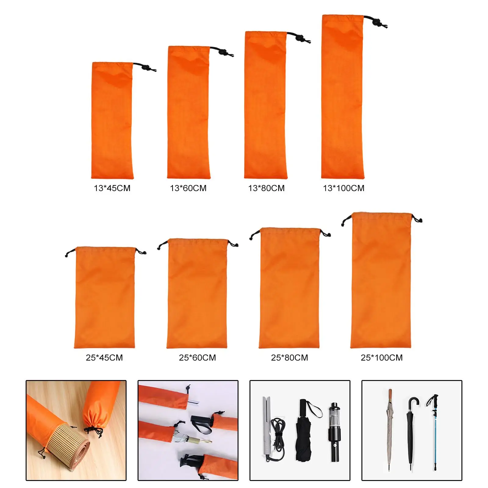 

Portable Storage Bag Lawn Chair Organizer Trekking Drawstring Opening oxford cloth Umbrella Trekking for Walking Outdoor