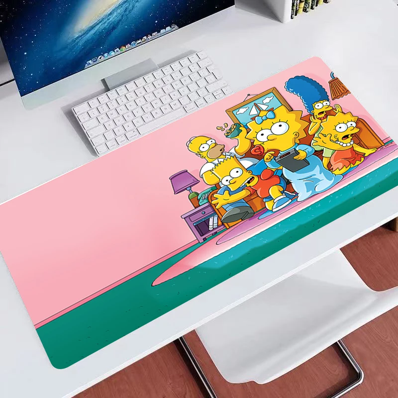 

Коврик для игровой мыши «Симпсоны», аксессуары для компьютерного стола, игровые коврики, коврик для клавиатуры, ковер 900x400, крутой коврик дл...