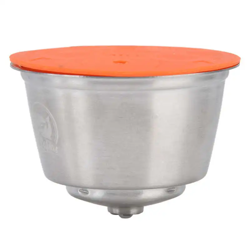 

Coffee Machine Accessories Rustproof Capsule Cup Reusable Exquisite with Brush for Restaurant