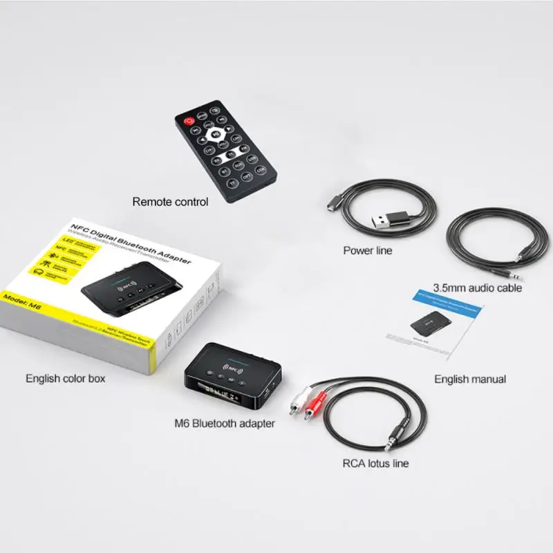 RYRA Bluetooth 5.0 Receiver U Disk Digital To Analog Audio Converter Spdif Optical To 3.5 MM AUX 2 RCA Car Kit Amplifier Speaker images - 6