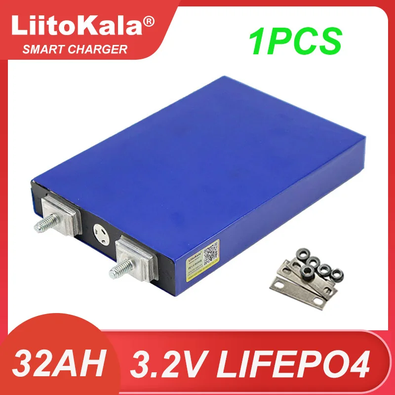 

1PCS LiitoKala 3.2V 32Ah Lifepo4 Batteries 4S 12.8V 3C 5C Lithium Iron Phosphate Battery Pack Solar Motorcycle Electric Vehicle