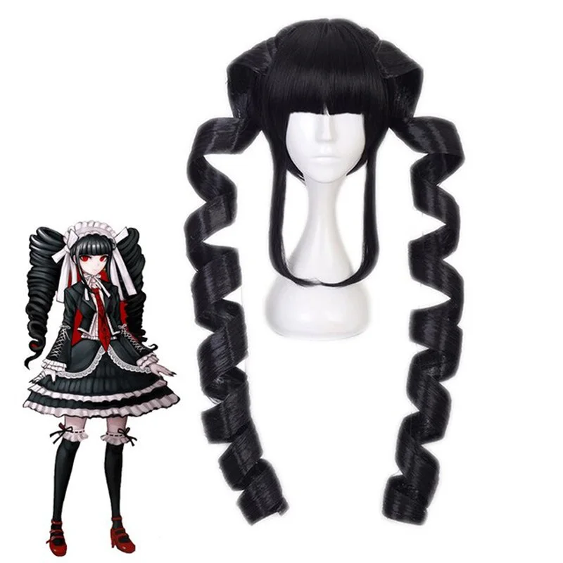 DanganRonpa Yasuhiro Taeko женский костюм для косплея платье Celestia Ludenberg парики девочек