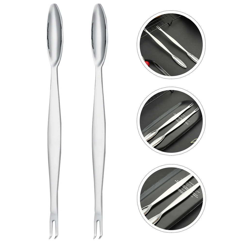 

Forks Picks Seafood Crab Lobster Leg Spoon Nut Crayfish Shrimp Oyster Pick Fork Tools Utensils Eatingsteel Stainless Sheller