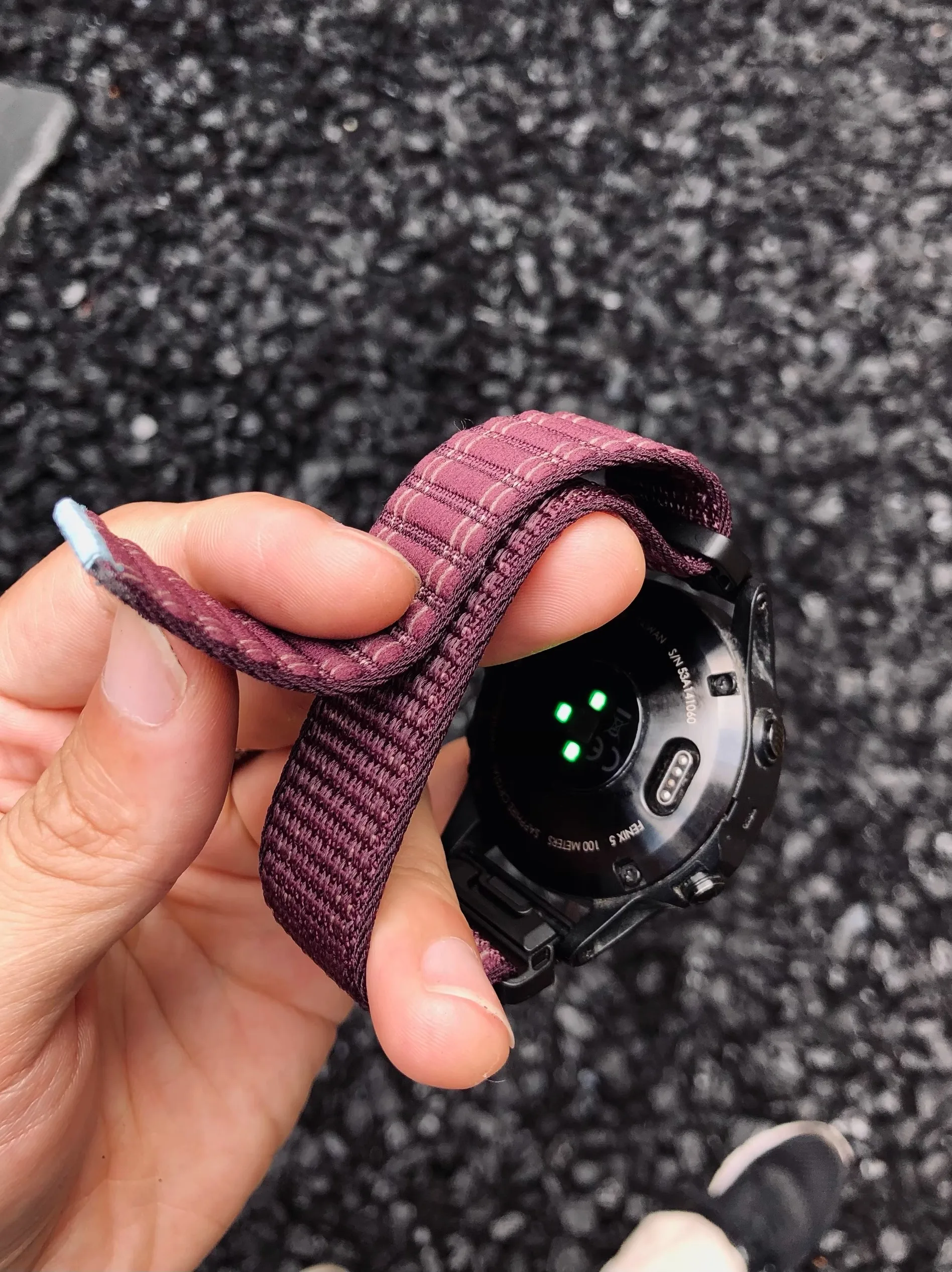 Фланелевая петля Kakestorm для Garmin Fenix8 ремешок Fly Time 567x нейлоновый на липучке