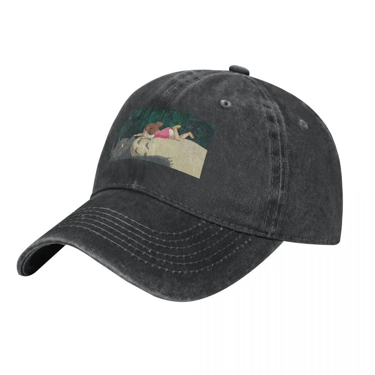 

Mei And Totoro Water Wahshing Baseball Cap My Neighbor Totoro Campus Aesthetic Retro Baseball Hat Teens Caps