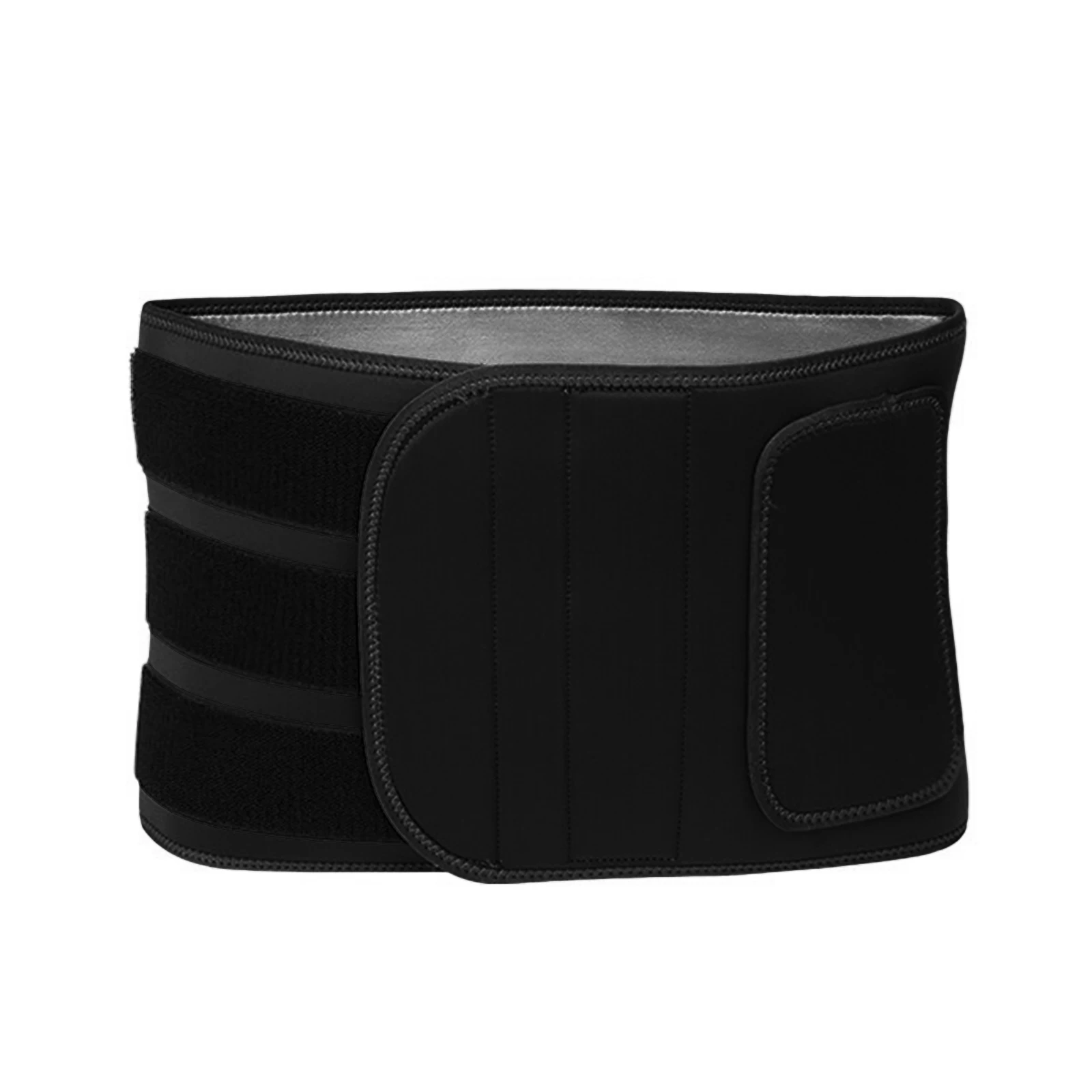 

Waist Trimmer with Pocket Adjustable Waist Trainer Belt Silver Coating Waist Sweating Workout Belt Shaper for Waist Slimming