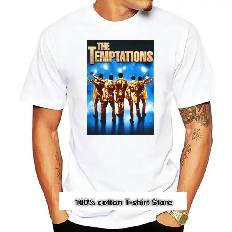

Camiseta con estampado de The tentaciones, camisa Vintage de S-2Xl, talla grande