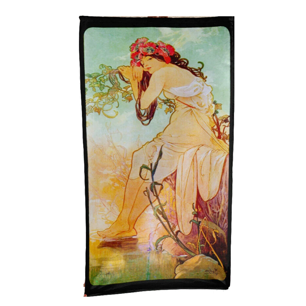 

Alphonse Mucha - Summer 1896 Quick Drying Towel