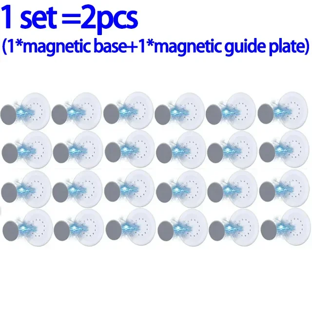 Магнитный крючок ABS+магнит черный