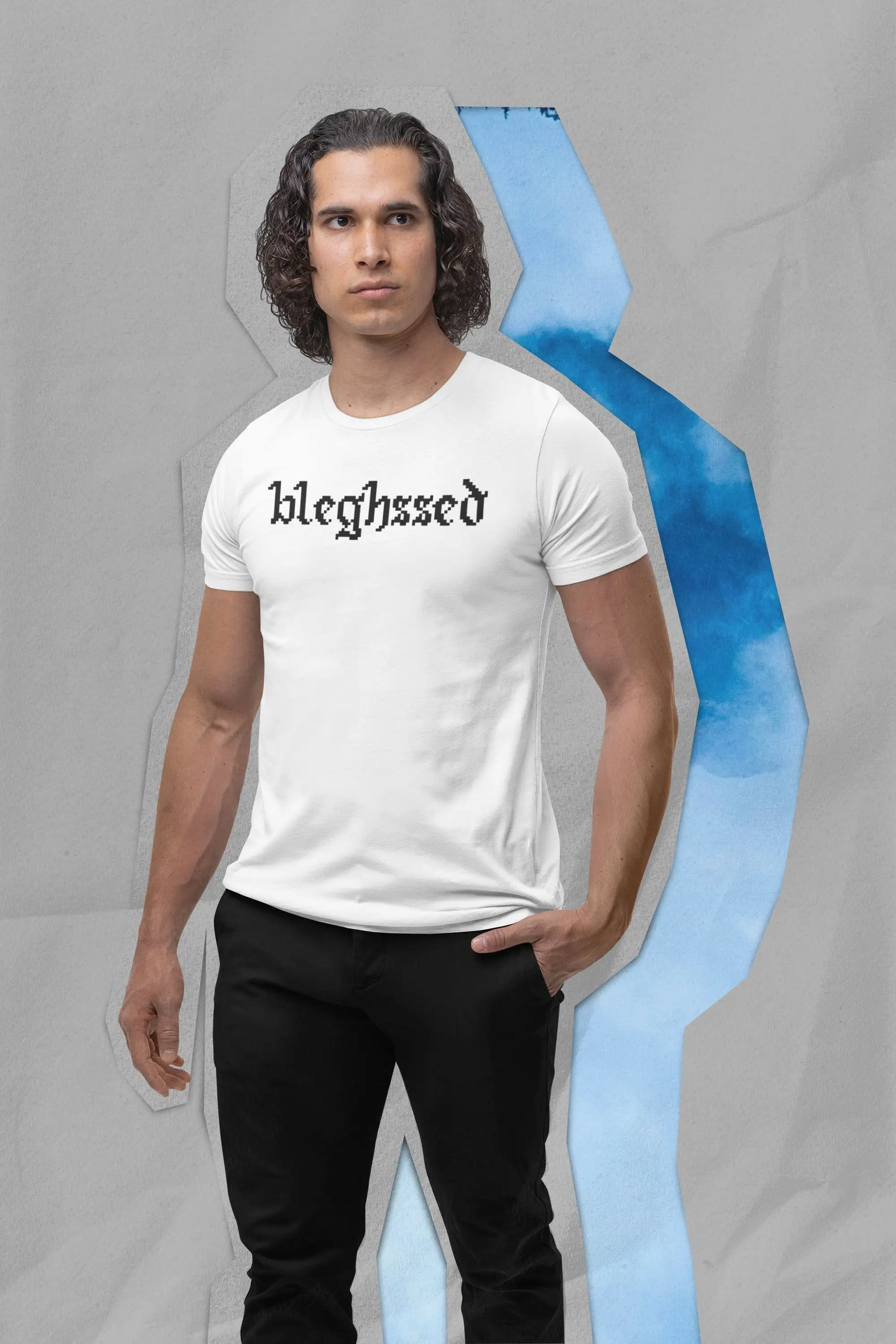 Футболка блегшью жесткая металлическая футболка для взрослых стиль панк