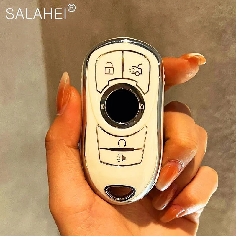 

Full Cover Soft TPU Car Key Case For Buick Envision Vervno Encore GS 20T 28T New LACROSSE Opel Astra K Keyless Auto Accessories