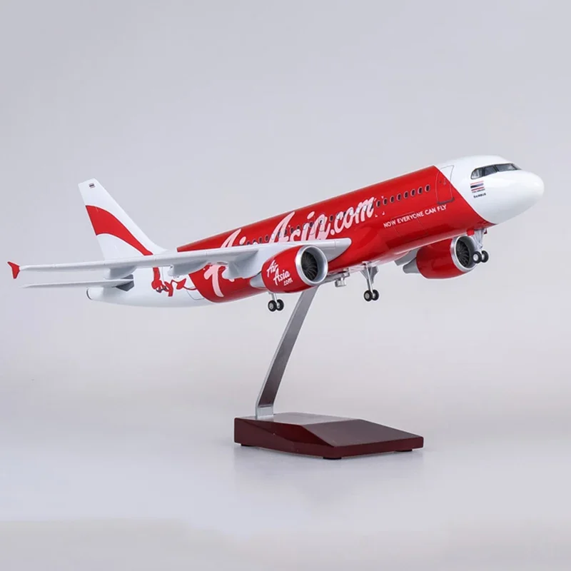 Модель самолета A320 Neo Air Asia Airline с диагональю 1/80 дюйма 47 см