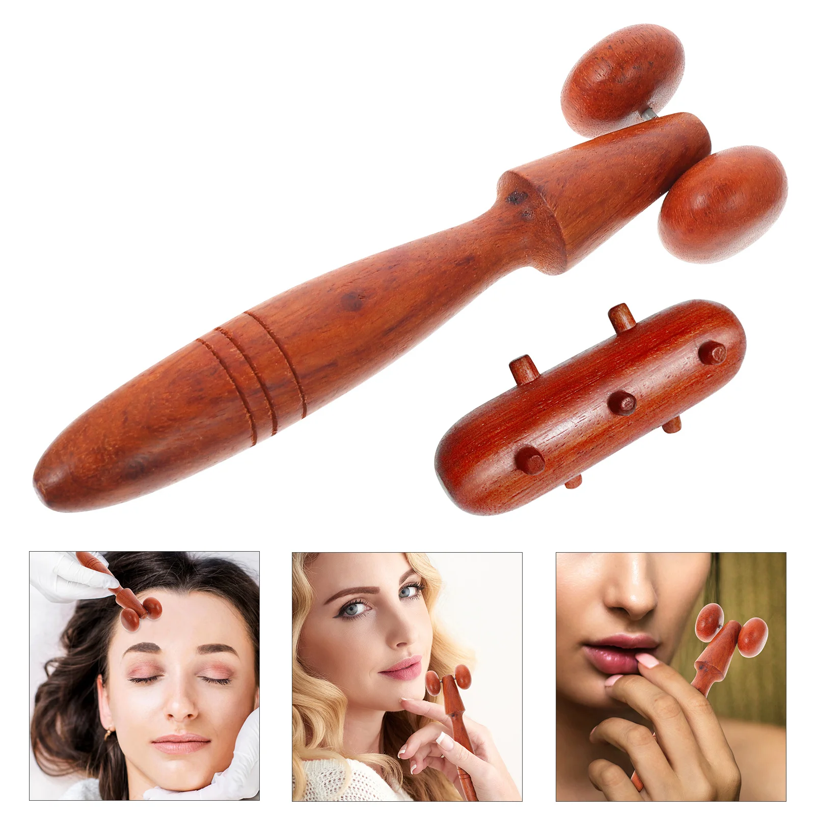 

2Pcs Delicate Durable Portable Dredge Meridian Massager Full-body Sticks