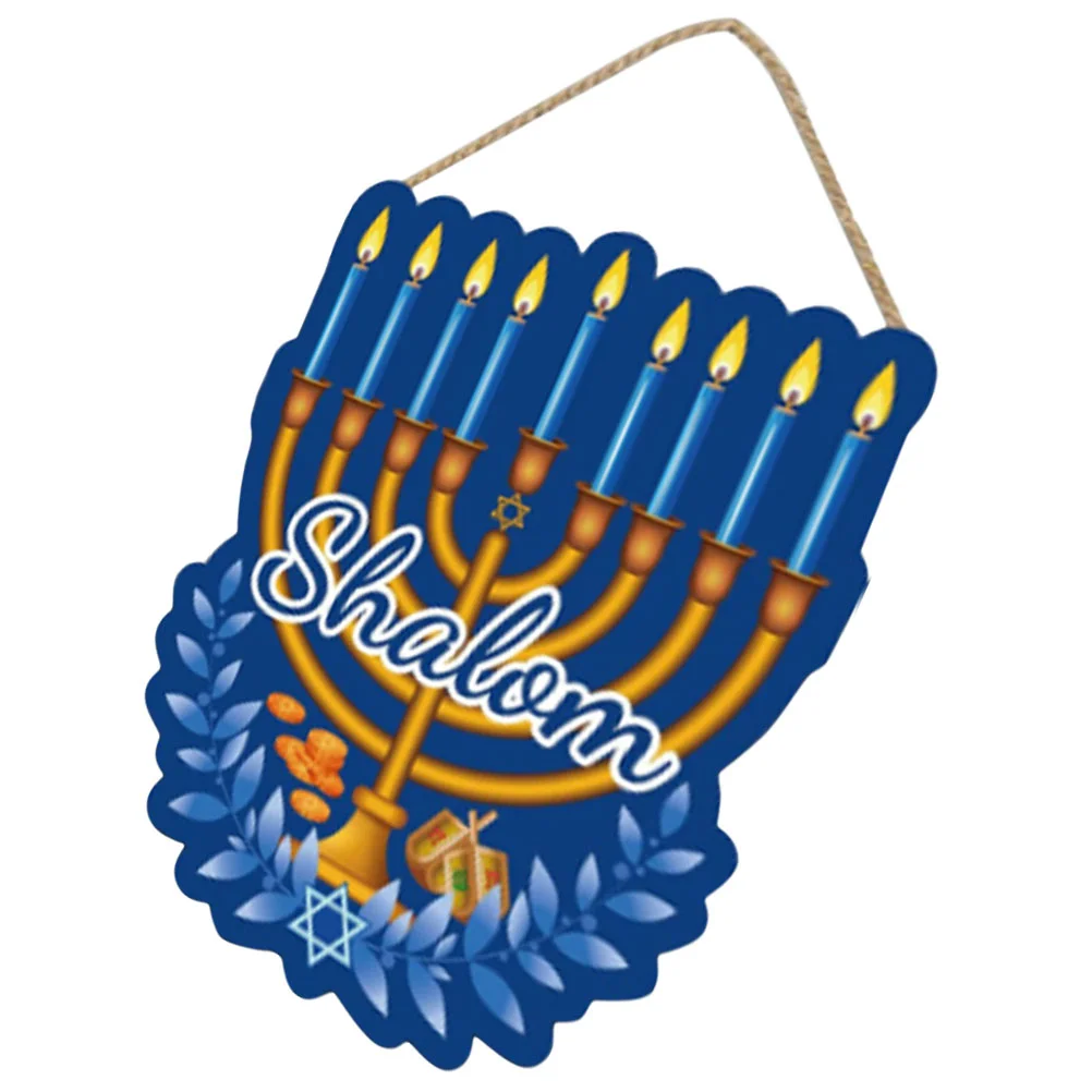 Знак на дверь Хануки эмблемы подвесной орнамент переднее добро пожаловать