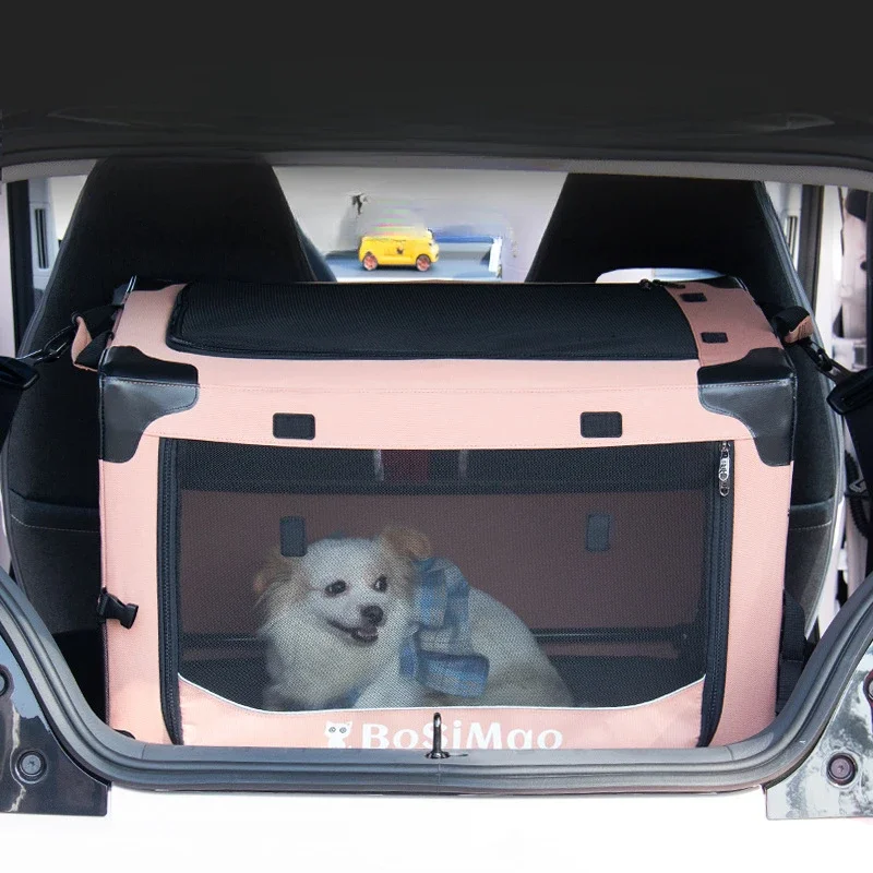 Переносная сумка для домашних животных автомобильная клетка портативная