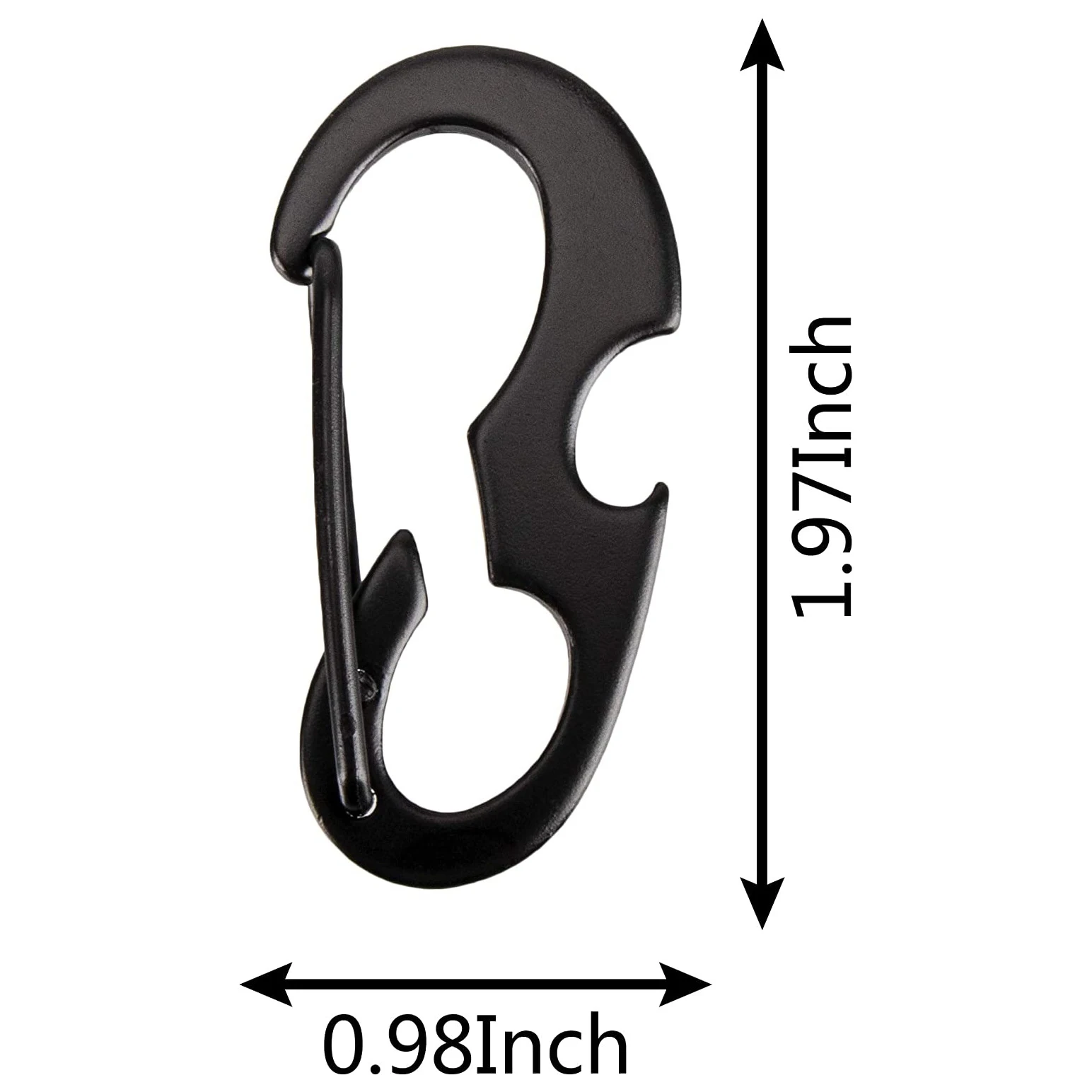 Мини-карабины из нержавеющей стали брелок для ключей маленький карабин с зажимом