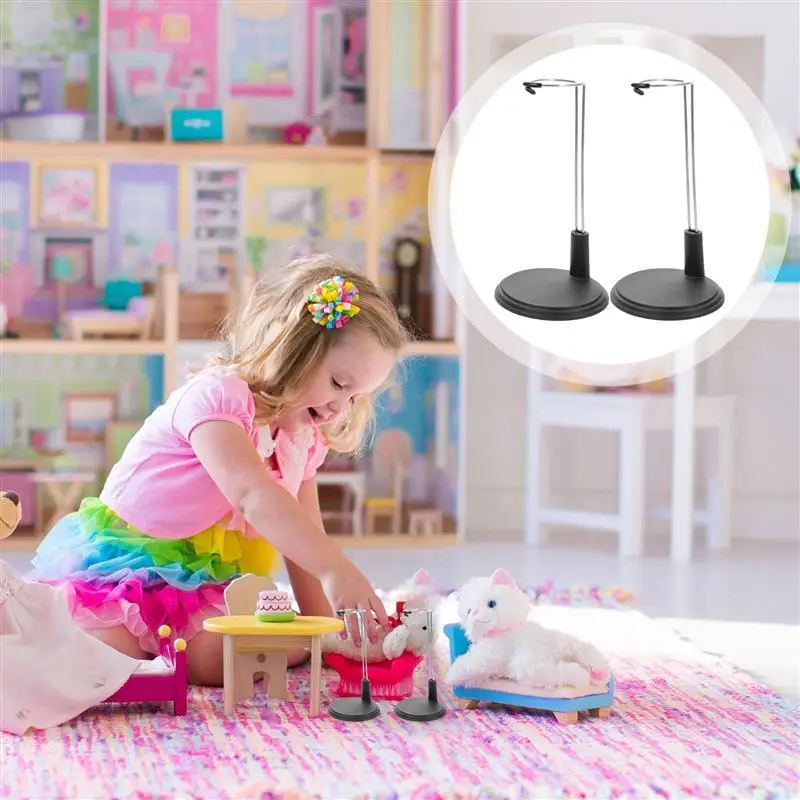 

4pcs Action Figure Stand Adjustable Doll Stand Puppet Doll Support Bracket