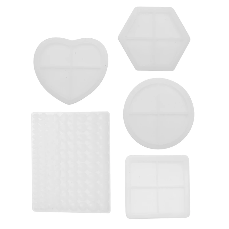 

Coaster Molds For Resin Casting,Coaster Molds And Mosaic Resin Molds Silicone,For Making Coasters,DIY Artwork,Home Decor