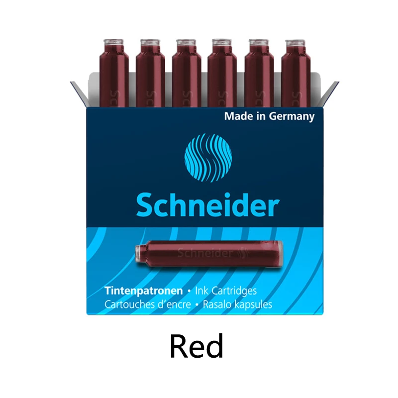 

Набор чернил для перьевой ручки Schneider 6 шт.