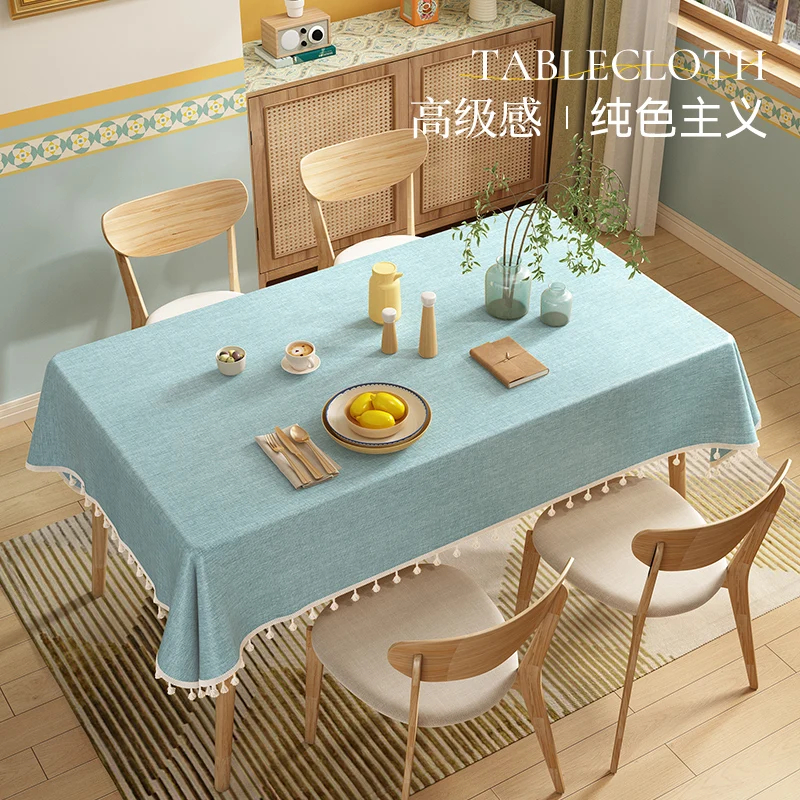 

Rectangular oil resistant tabletop tablecloth dining tablecloth