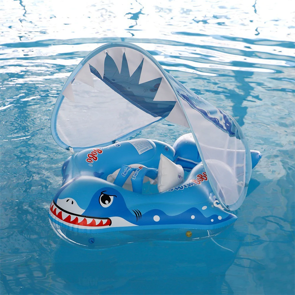 

Shark Shaped Swimming Ring Inflatable Floating Circle Baby Water Seat Pool Toys Newborns Bathing Circle Toy Baby Accessories
