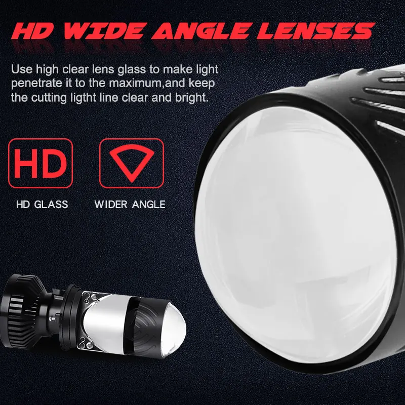 Светодиодная лампа H4 для мини-проектора головсветильник лампы T3 дальнего и