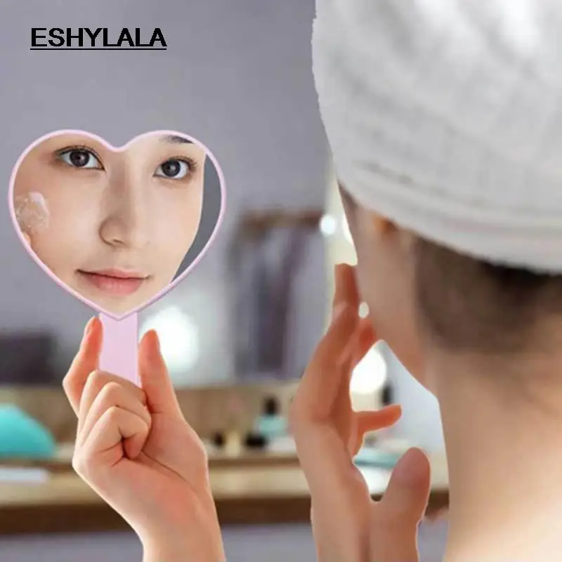 

ESHYLALA косметическое зеркало в форме сердца для путешествий