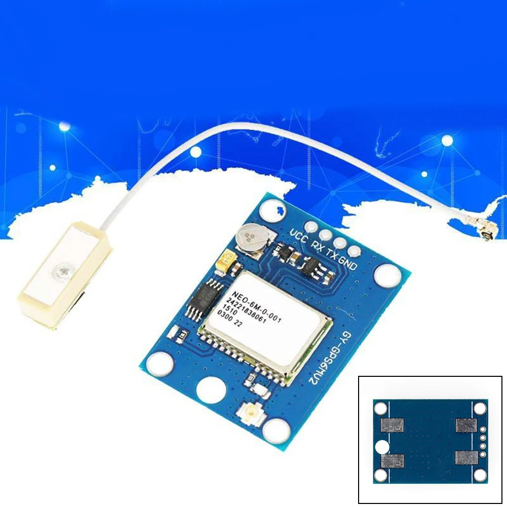 

GPS-модуль GYNEO6MV2, 25*35 мм, фотомагнитола/7 м/8 м с керамической острая антенной, светодиодный индикатор сигнала, резервное копирование данных, мо...