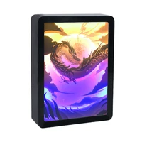 Led Light 3D Shadow Box Frame Anime Dragon Picture Frame Paper Cut-Light Box Home Decoration Luminaria Table Lamp Novelty Gifts