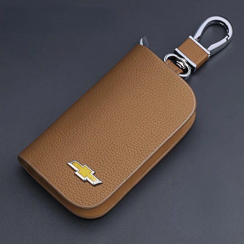 Высококачественный кожаный кошелек для ключей автомобильный чехол сумка