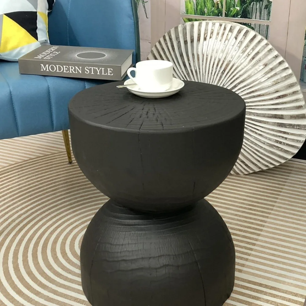 Кофейный столик в европейском стиле с имитацией массива древесины на древесном