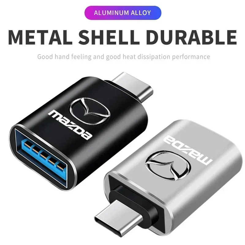 Автомобильный Поворотный адаптер USB 323 типа C автомобильный преобразователь