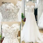 Женское свадебное платье It's yiiya, белое платье из тюля без бретелек с цветочным 3D кружевом на лето 2019