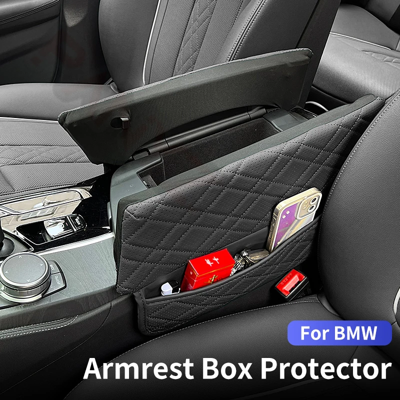 Автомобильный центральный подлокотник сумка для хранения BMW G30 G38 F10 F11 F15 F16 G05 G06