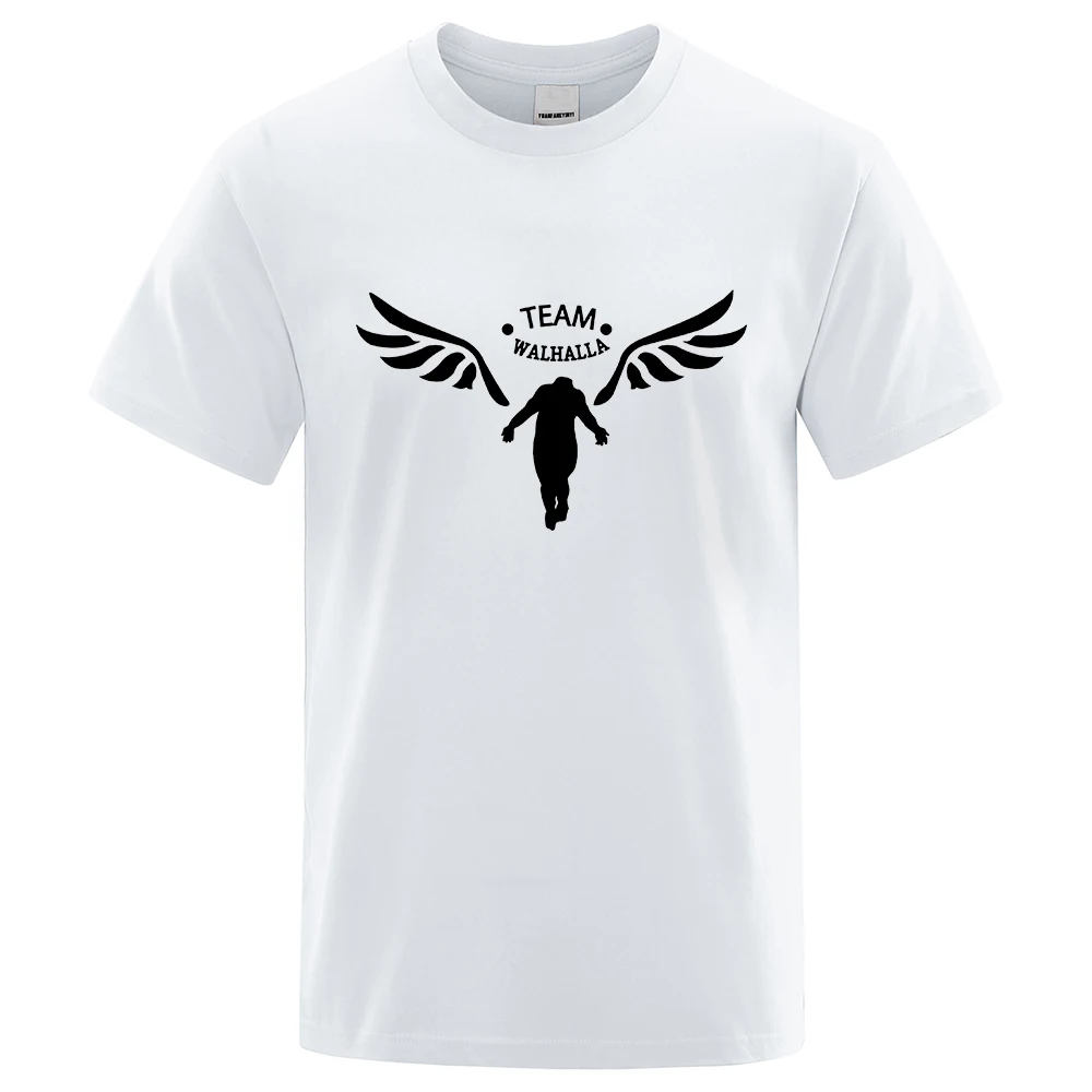 

Tokyo Revengers Walhalla Emblem Tshirts Man Casual O-Neck T-Shirt Breathable Summer Tshirt Fashion Cotton Menswear Loose Tops