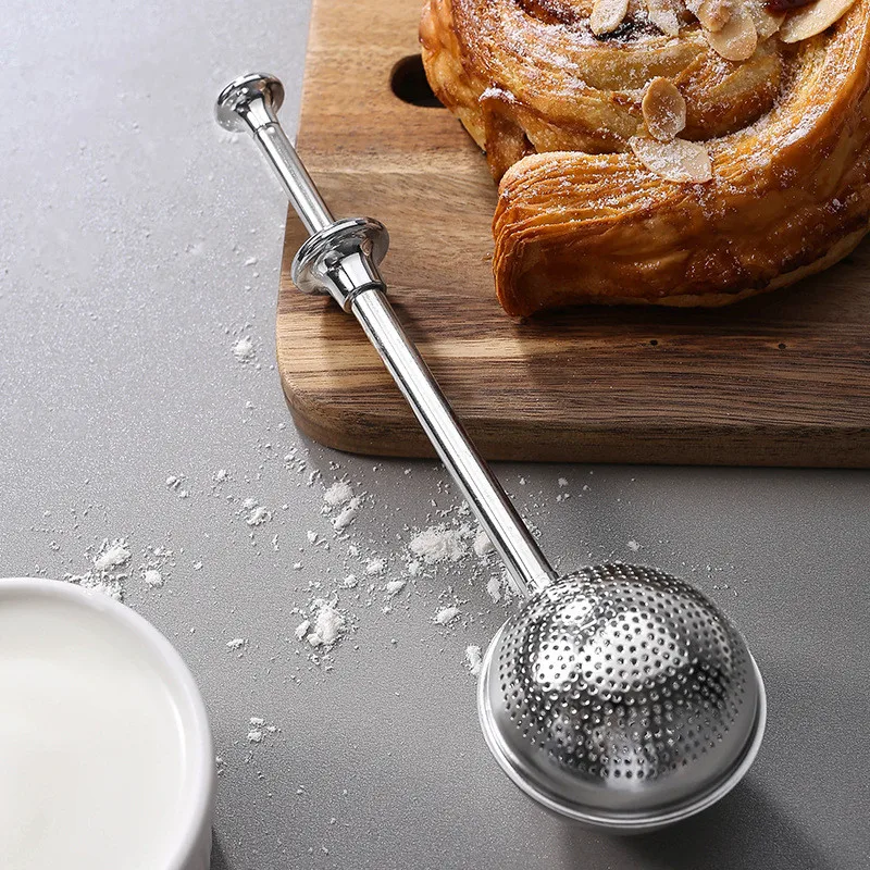 

Flour Powder Filter Spoon Baker Dusting Wand For Sugar Flour Spices 304 Stainless Steel Flour Sugar Powder Spoon Kitchen Tools