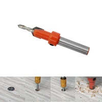 8mm10mm shank hss countersink router drill bit wood hole milling cutter woodworking screw extractor demolition tool for plastic