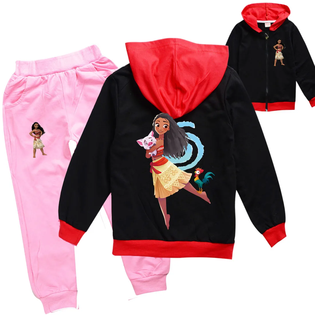 Комплект одежды Vaiana для девочек детский костюм приключений Моана повседневная