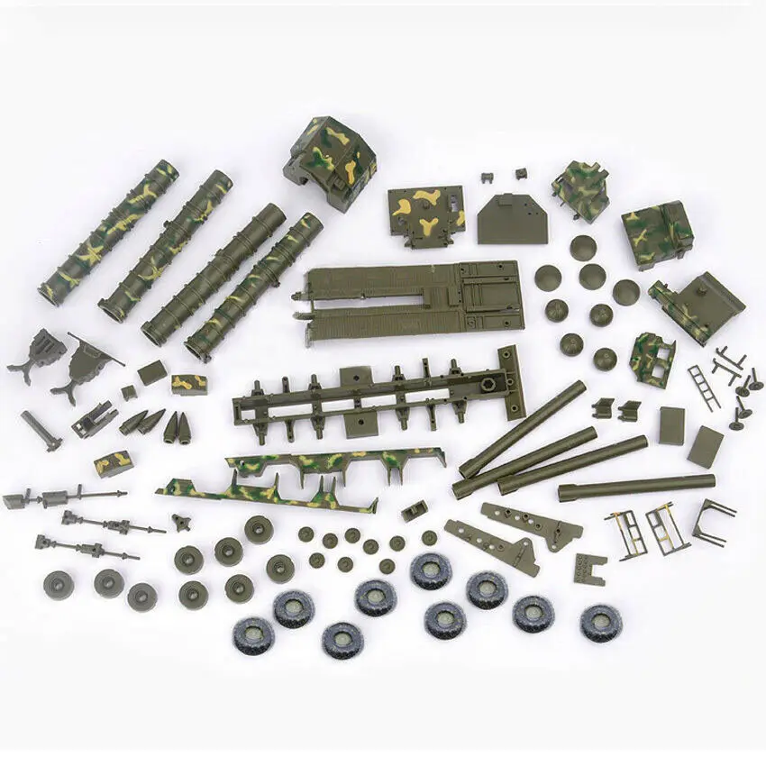 Модель в сборе для сборки оружия с системой пневматической ракеты 1/72 S-300 5P85D/S -