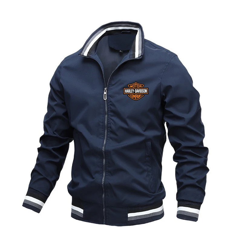 

2021 new HAL motorcycle logo printing jacket men's inspection scholar top coat outdoor jacket clothing windbreaker European size
