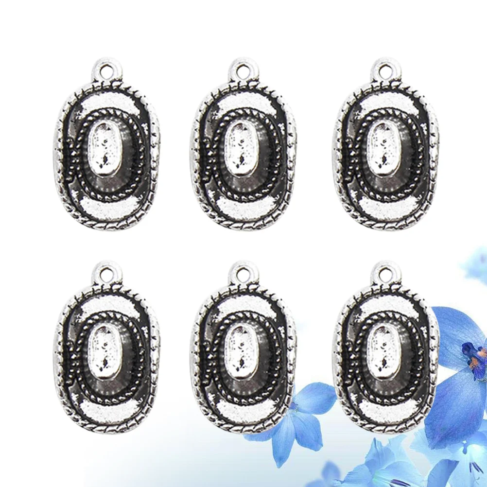 

Charms Silver Charm Pendant Jewelry Diy Craft Making Cowboy Bracelet Vintage Alloy Necklace Findings Craftingantique Retro