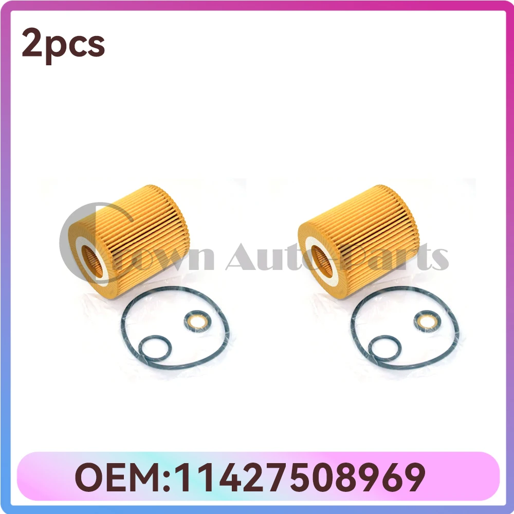 1/2/4 шт. Масляный фильтр двигателя 11427508969 Для BMW E46 E87 E88 E90 E91 116i 120i 318i 320i