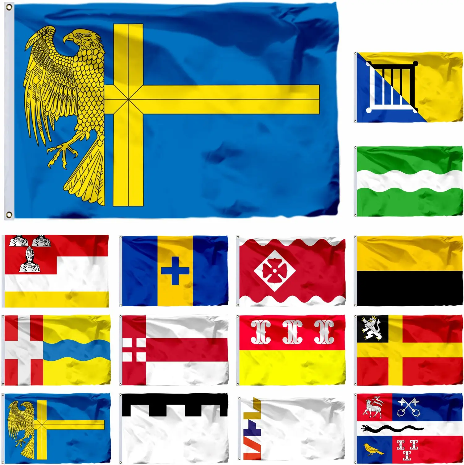 

Netherlands Utrecht City Bunschoten Flag Ronde Venen and Vijfheerenlanden 3X5FT Zeist 90x150CM Stichtse Vecht Banner