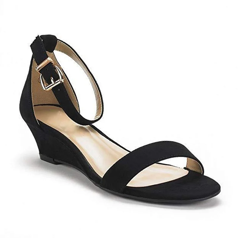 Women Sandals 2022 New Wedges Summer Shoes For Women Platform Buckle Strap Gladiator Sandals Open Toe Casual Roman Ladies Shoes