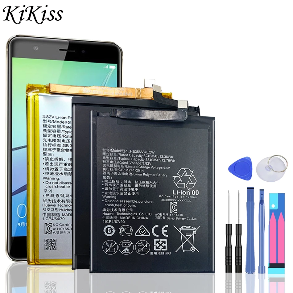 

Battery For Huawei honor 7X 8 8A 8S 8C 8X 9 9i 9A 9X 10 10X 10i 20 20i 30(Lite Pro)/honor V8 V9 V10 V20 V30 Play/View 10 Lite